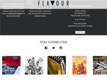 Tablet Screenshot of flavourfashion.ca